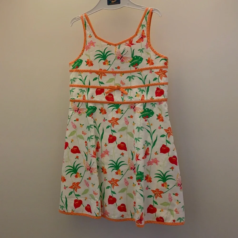 Gymboree Girls‎ Dress Tropical Orange Like new